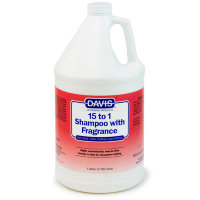 Davis 15 to 1 Shampoo Fresh Fragrance ДЭВИС 15:1 шампунь с ароматом свежести для собак, котов, концентрат
