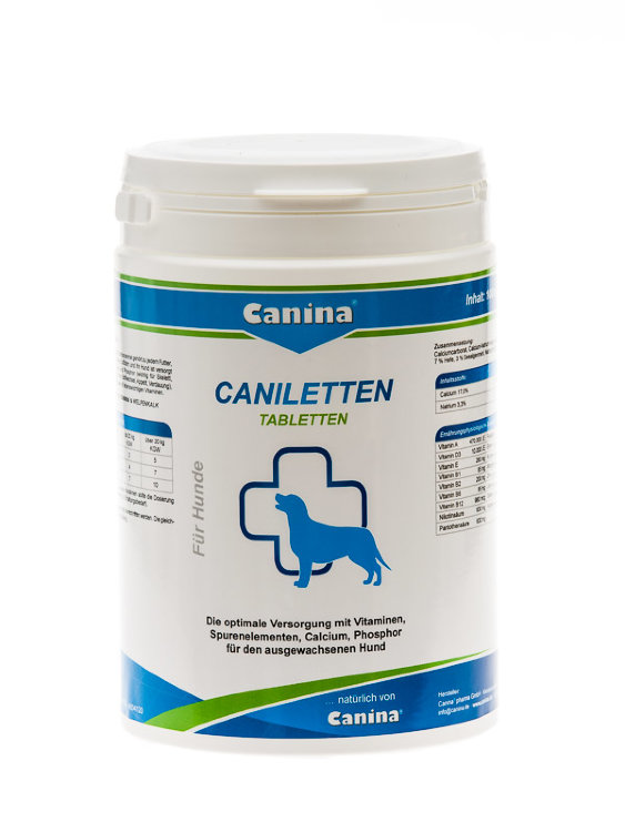 Caniletten 1000 г (500 таблеток) / Канилеттен комплекс для взрослых собак (Канина)