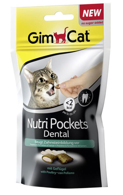 Nutri Pockets лакомство для кошек Dental для зубов (Джимпет)
