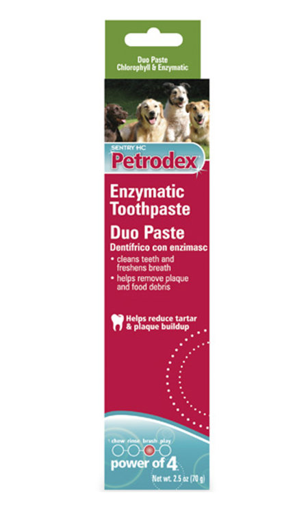 Petrodex Duo Flavor - энзимная зубная паста для собак 70 г (Сентри)