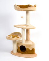 Домик-дряпка для кошек "Городок угловой" (Природа)