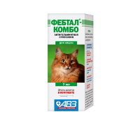Фебтал Комбо капли антипаразитные для кошек, 7 мл