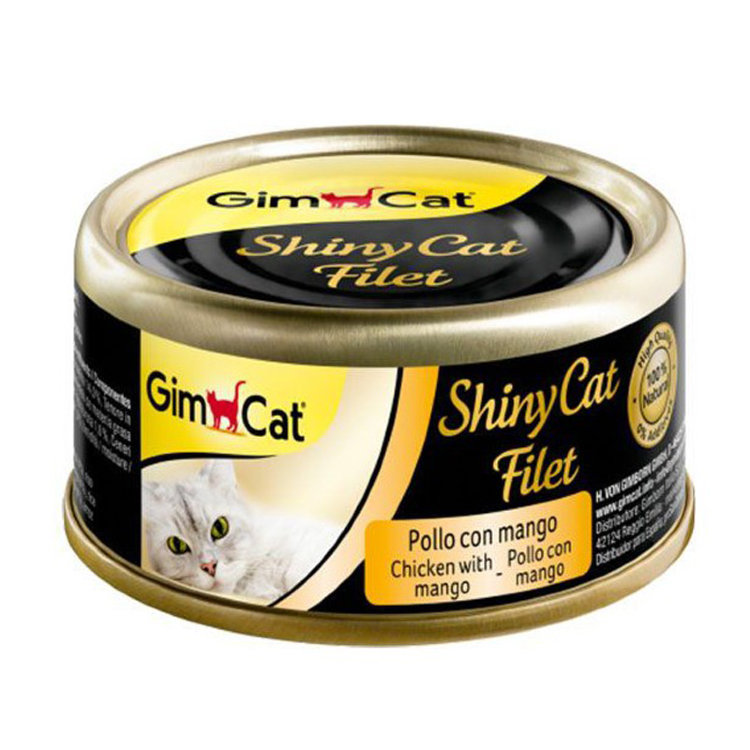 Shiny Cat Filet k консервы для кошек Тунец и тыква (Джимпет)