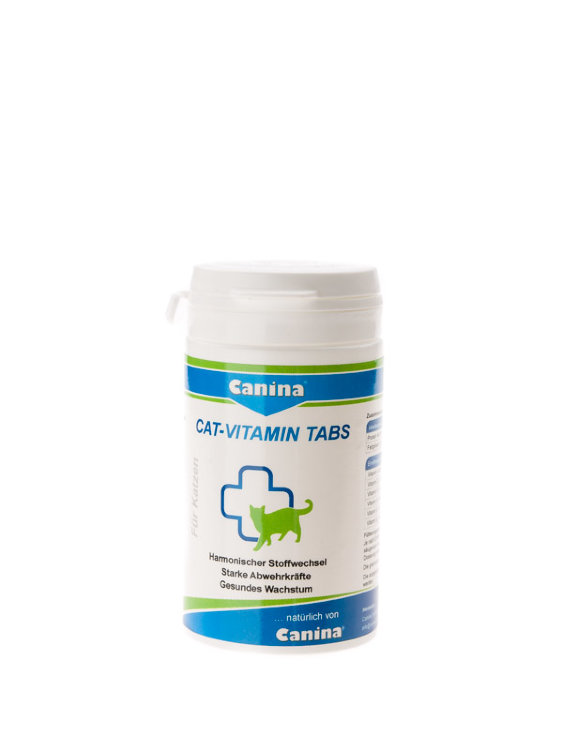 Cat-Vitamin Tabs 250 штук витаминный комплекс для котов (Канина)