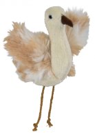 Игрушка для кошки страус плюшевый 5,5 см