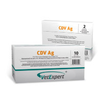 Экспресс-тест CDV Ag для выявления антигена вируса чумы плотоядных (Ветэксперт)