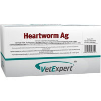 Экспресс-тест Heartworm Ag для выявления Dirofilaria immitis: антигена дирофилярий/сердечных червей (Ветэксперт)