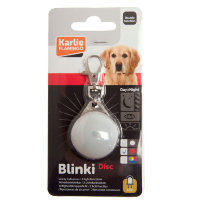 Светящийся брелок безопасности для собак, водонепроницаемый Blinki Disc (Карли-Фламинго)