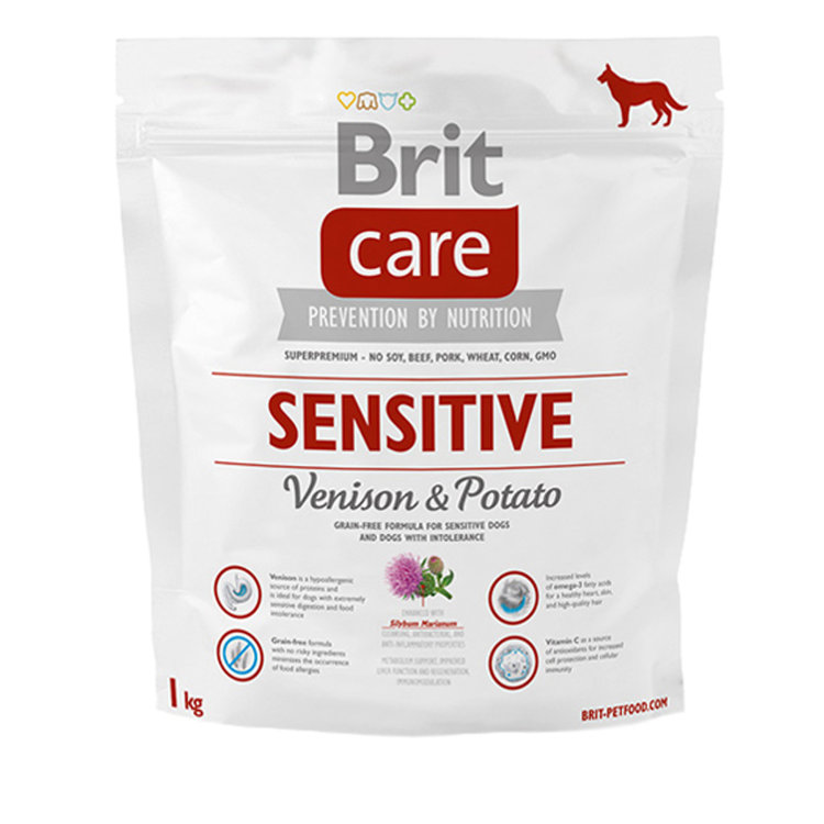 Care Sensitive Venison с олениной для взрослых собак всех пород (Брит)