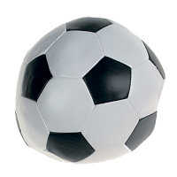 Игрушка для собак, мяч черно-белый, Soccerball Blackwhite (Карли-Фламинго)