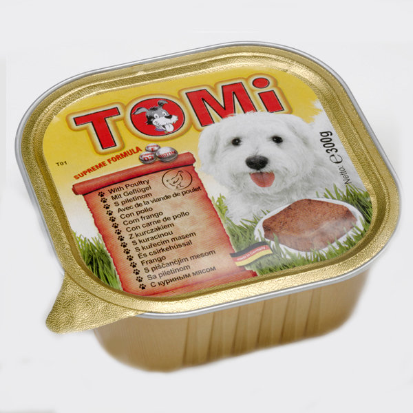 Консервы для собак Птица (poultry), паштет, 0.3 кг (Томи)