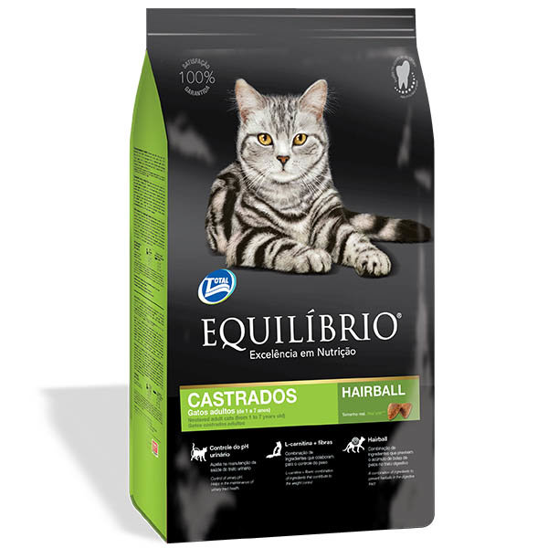 Equilibrio Cat ДЛЯ СТЕРИЛИЗОВАННЫХ сухой суперпремиум корм для стерилизованных кошек и кастрированных котов