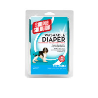 Washable Diaper Medium Многоразовые гигантский трусы для собак среднего размера (Симпл Солюшен)