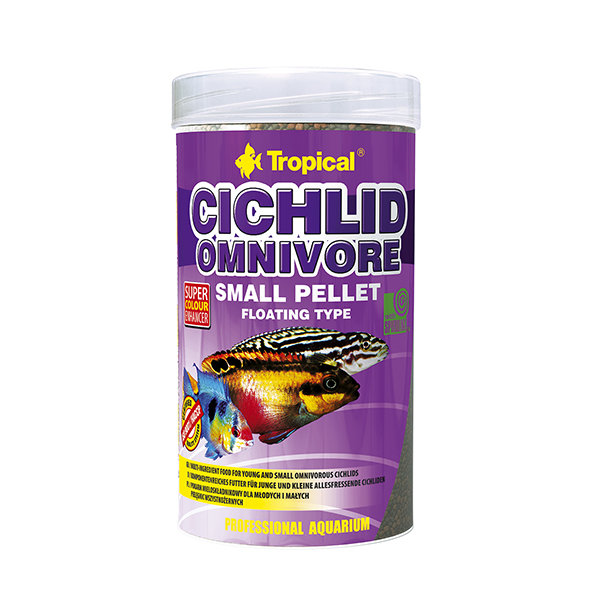 Корм для цихлид Cichlid Omnivore Small Pellet (Тропикал)