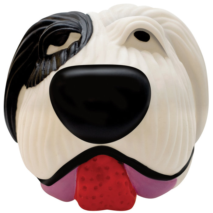 Black&White Dog Ball Игрушка-пищалка для средних и крупных пород собак "Белый Бим Черное Ухо" (Петстейдж)