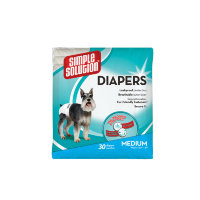 Disposable Diapers Medium Гигиенические подгузники для собак среднего размера по 30 шт (Симпл Солюшен)