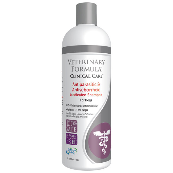 Шампунь для собак Clinical Care Antiparasitic & Antiseborrheic Medicated Shampoo (Ветеринарная Формула)