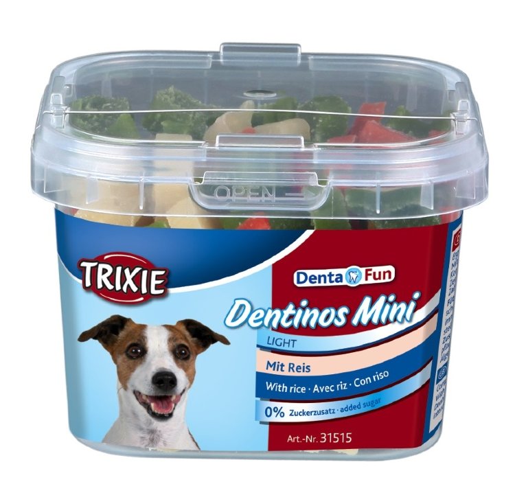 Лакомство для собак Dentinos Mini с рисом 140 г (Трикси)