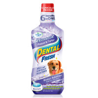 Жидкость от зубного налета и запаха из пасти собак и кошек Dental Fresh Advanced (Синерджи Лабс)