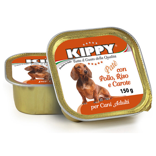 Консервы для собак KIPPY Dog, курица, рис, морковь, 150 г (Киппи)