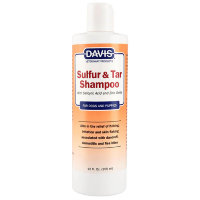 Davis Sulfur & Tar Shampoo ДЭВИС СУЛЬФУР ТАР шампунь с серой и дегтем для собак
