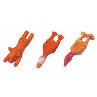Игрушка для собак из латекса, поросенок, цыпленок, утенок Animals (Карли-Фламинго)