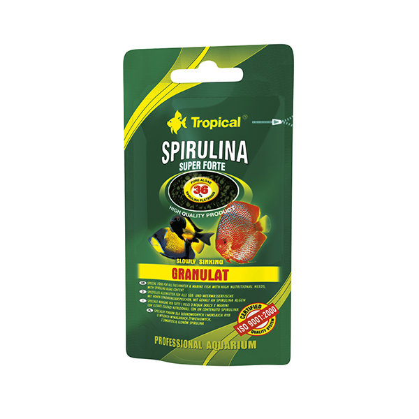 Корм для рыб Super Spirulina Forte Granulat (Тропикал)