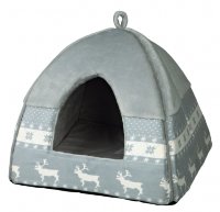 Рождественский домик-юрта для кошек и собак Noelia Xmas серый (Трикси)