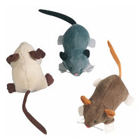 Игрушка мышка для кошек с кошачьей мятой, плюш, Mouse Crawling (Карли-Фламинго)