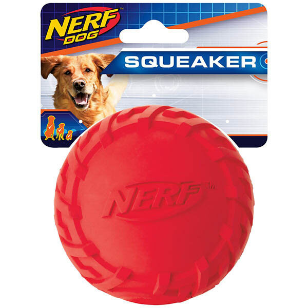 Игрушка NERF Tire Squeak Ball мячик средний для собак