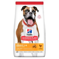 Сухий корм для дорослих собак середніх порід зі схильністю до зайвої ваги з куркою 14 кг (Хиллс)