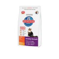 Science Plan Feline Adult Sensitive Stomach с курицей, яйцом и рисом для кошки (Хиллз)