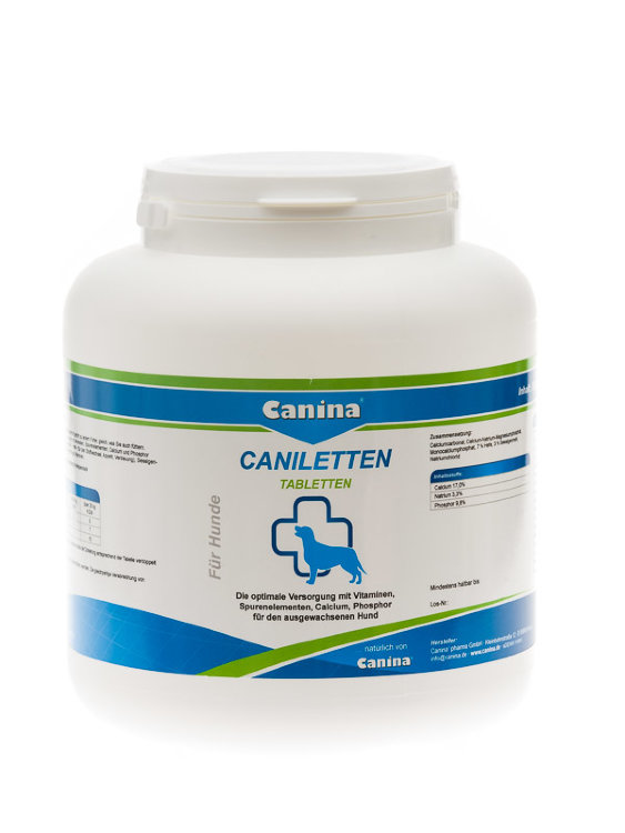 Caniletten 2000 г (1000 таблеток) / Канилеттен комплекс для взрослых собак (Канина)