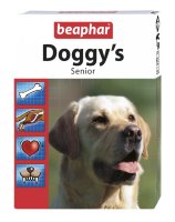DOGGY Senior лакомство для поддержания здоровья собак старше 7 лет, 75 таб. (Беафар)