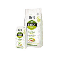 Brit Fresh Duck/Millet Active Run & Work утка, пшено для взрослых собак