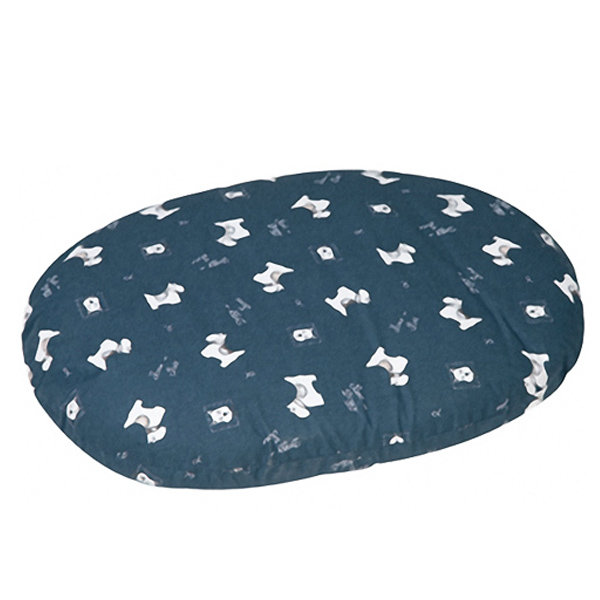 Лежак - подушка для собак с водостойкой поверхностью и Zip замком, с рисунком, Cushion Scott (Карли-Фламинго)