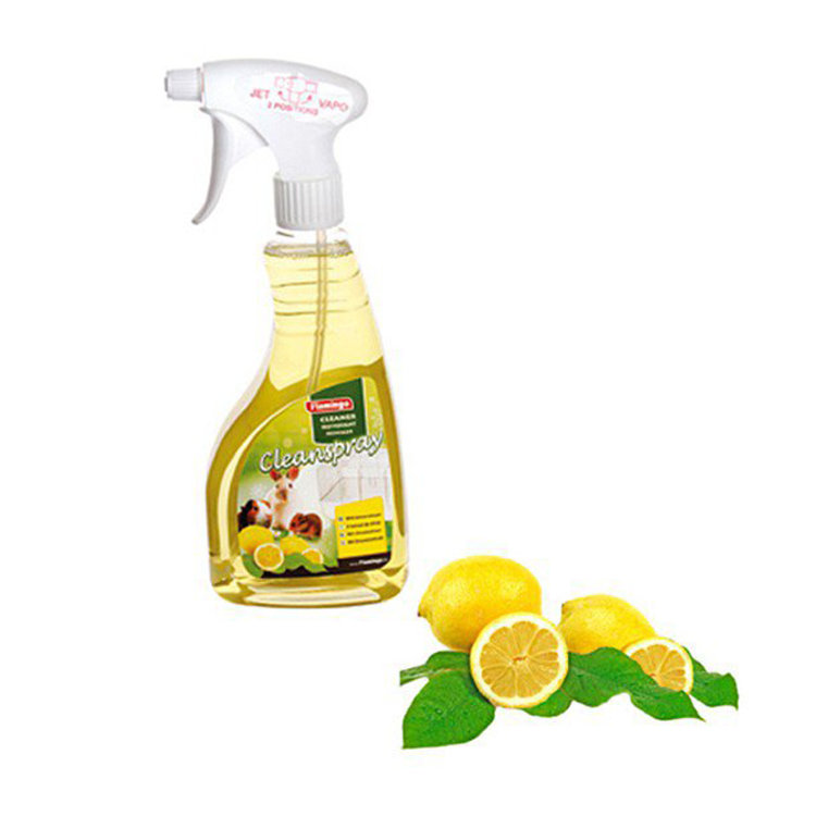 Спрей с запахом лимона для мытья клетки для грызунов Clean Spray Lemon (Карли-Фламинго)