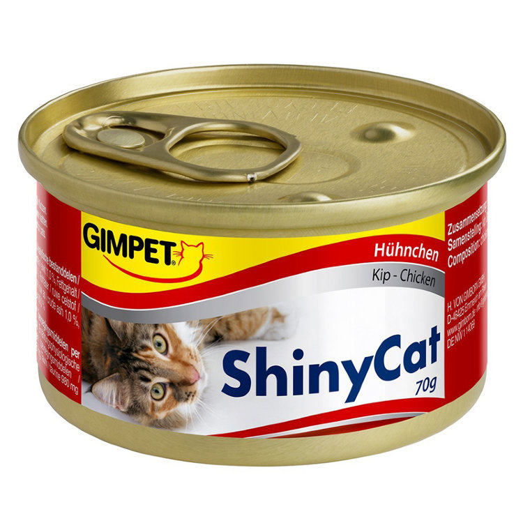 Shiny Cat k консервы для кошек Курица (Джимпет)