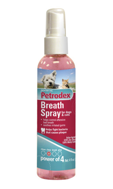 Petrodex Breath Spray - спрей освежитель дыхания для собак и кошек, 0.118 л (Сентри)
