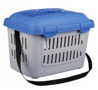 Переноска для собак и кошек весом до 5 кг Midi-Capri пластиковая с ремнем