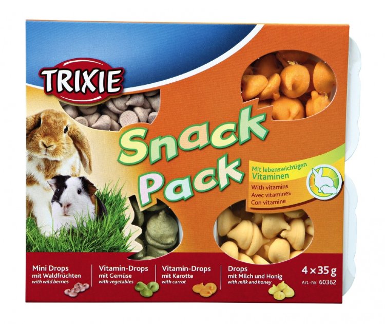 Набор лакомств Snack Pack для грызунов 4x35 г (Трикси)