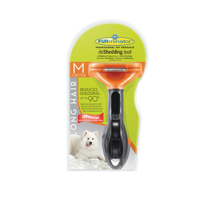 FURminator для собак длинношерстных, размер M (Фурминатор)