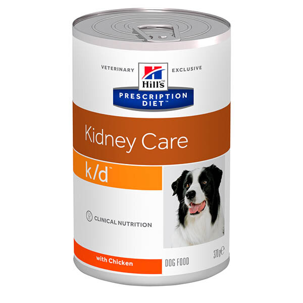 Wet PD Canine k/d - Ниркова та серцева недостатність - 370 г
