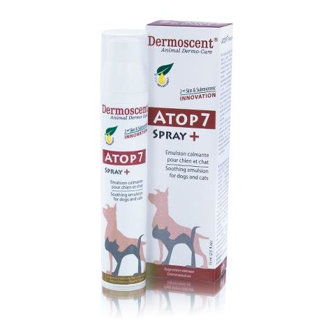 Успокаивающий спрей для собак и кошек ATOP-7 Spray (Дермосент)