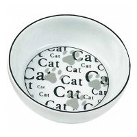 Миска для котов, с надписью Ceramic Cat (Карли-Фламинго)