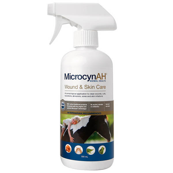 Microcyn Микроцин WOUND&SKIN CARE LIQUID спрей для обработки ран и ухода за кожей всех видов животных, спрей-жидкость
