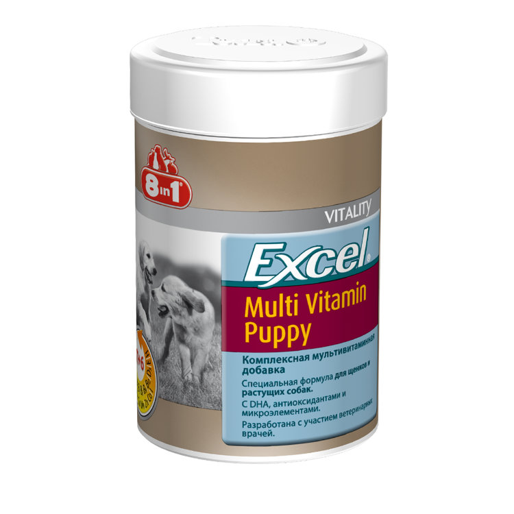 Excel Multi Vit-Puppy 100 таблеток 185 мл (8в1)