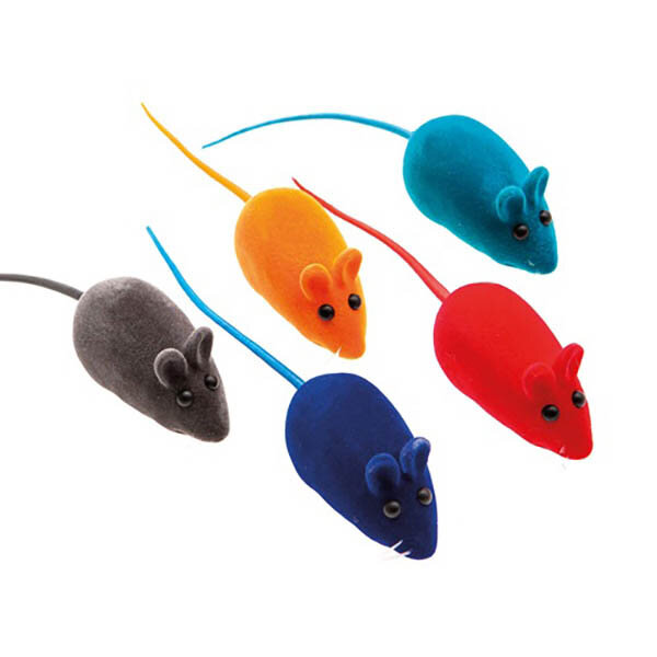 Игрушка Comfy мышь с пищалкой для кота (90 шт/упак)