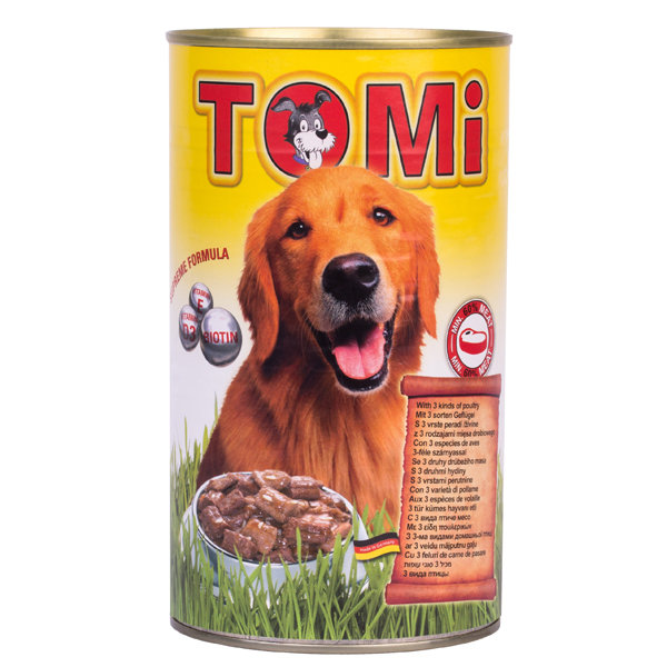 Консервы для собак 3 вида птицы (3 kinds of poultry), влажный корм (Томи)