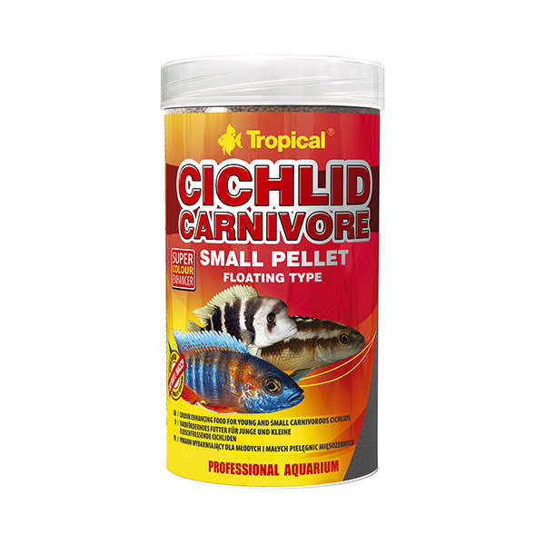Корм для цихлид Cichlid Carnivore Small Pellet (Тропикал)